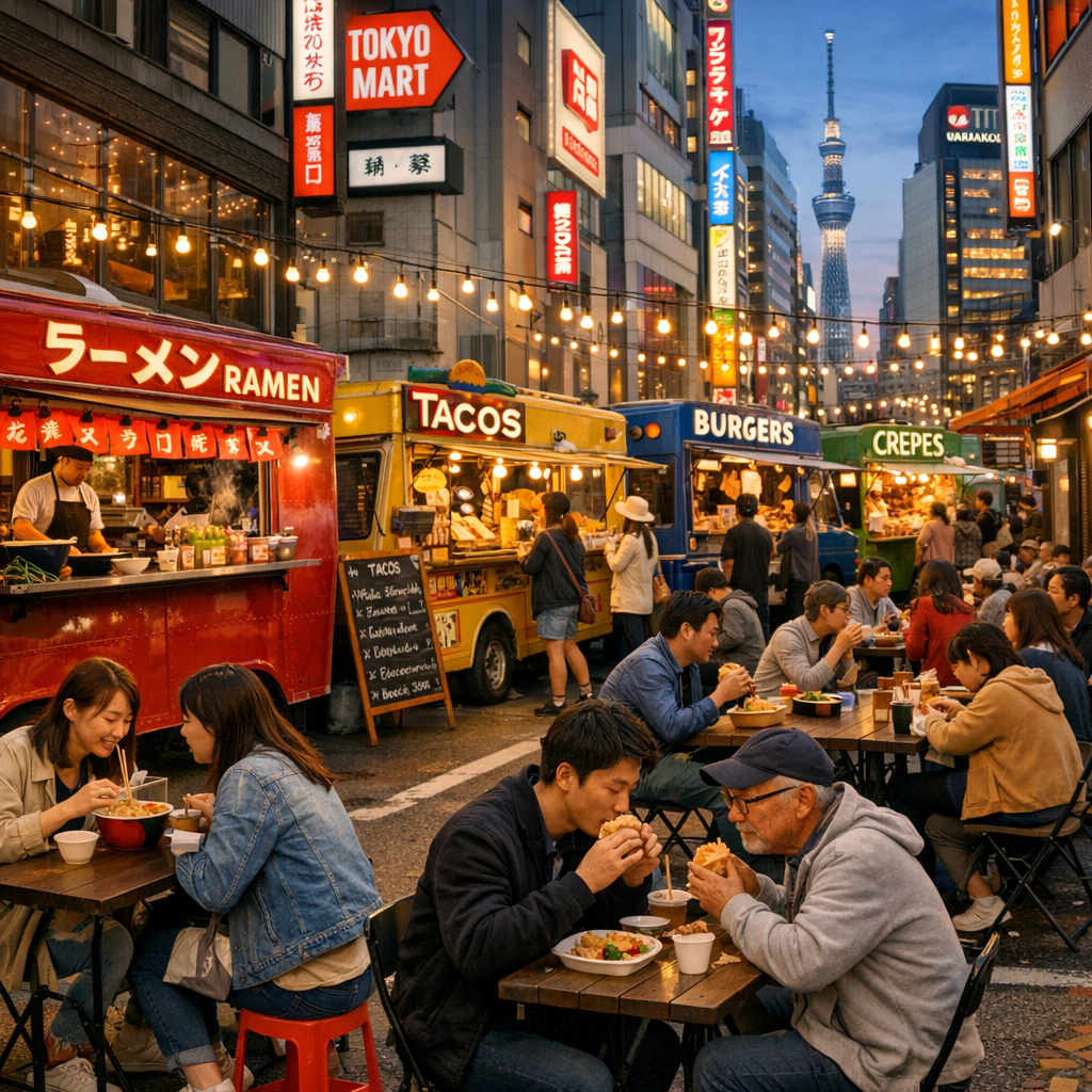 Exploring Tokyo’s Dynamic Food Scene: New Restaurants and Food Trucks to Discover